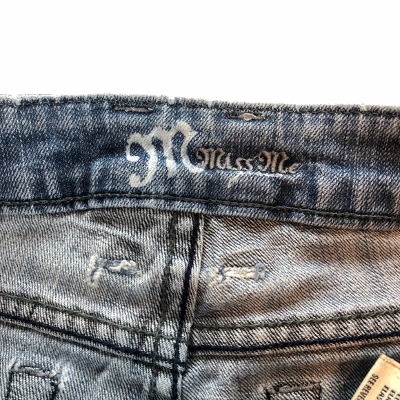 🔸Miss Me Embellished Medium Straight Cut Jeans - Picture 5 of 8